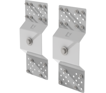 Steigleiter-Wandhalter für Blechfassade | © MUNK GmbH