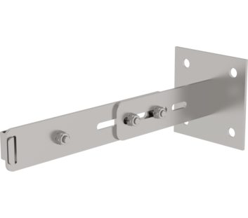 Wandhalter verstellbar, Edelstahl, 275-375mm | © MUNK GmbH