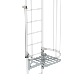 Access lock, rotating, galv. steel | © MUNK GmbH