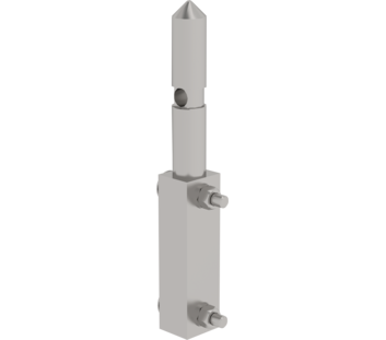 Rail slip-on device for entry aid, aluminium | © MUNK GmbH