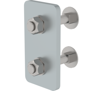 Schienenbefestigung für LeiterSp. Stahl verzinkt | © MUNK GmbH