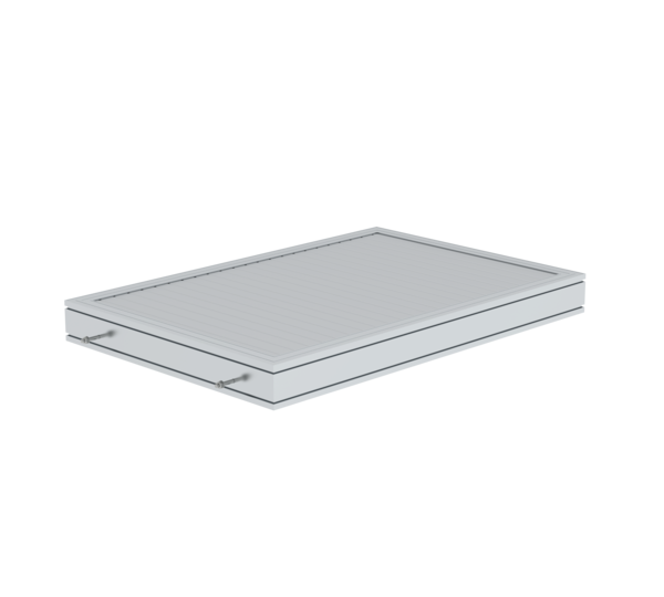 Plattform Aluminium geriffelt 1260x850 mm | © MUNK GmbH
