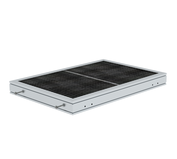 Platform walkway 1260 mm Steel grating covering | © MUNK GmbH