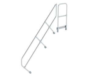 Treppe m. PF 45° 2. Handlauf für 8 St., 45° | © MUNK GmbH