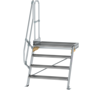 Treppe m. PF 60° St.br. 1000 mm, 4 St., Alu ger. | © MUNK GmbH