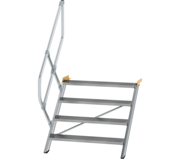 Treppe 45° St.br. 1000 mm, 4 St., Alu ger. | © MUNK GmbH