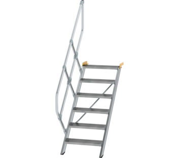 Treppe 45° St.br. 600 mm, 6 St., Alu ger. | © MUNK GmbH