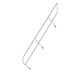 Zweiter Handlauf für Treppe 45° , 10 Stufen | © MUNK GmbH