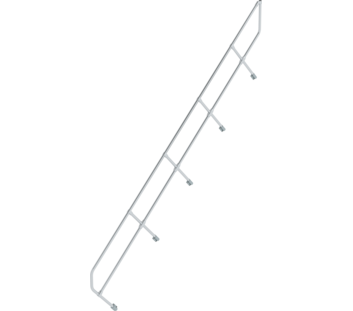 Zweiter Handlauf für Treppe 45° , 16 Stufen | © MUNK GmbH