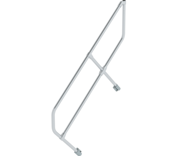 Zweiter Handlauf für Treppe 45° , 5 Stufen | © MUNK GmbH