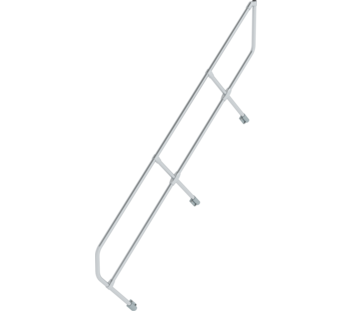 Zweiter Handlauf für Treppe 45° , 9 Stufen | © MUNK GmbH