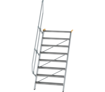 Treppe 60° St.br. 1000 mm, 8 St., Alu ger. | © MUNK GmbH