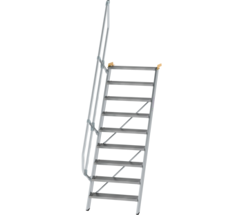 Treppe 60° St.br. 800 mm, 9 St., Alu ger. | © MUNK GmbH