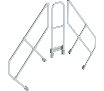 Überstiege 45° 2. Handlauf für 4 St., Neigung 45° | © MUNK GmbH