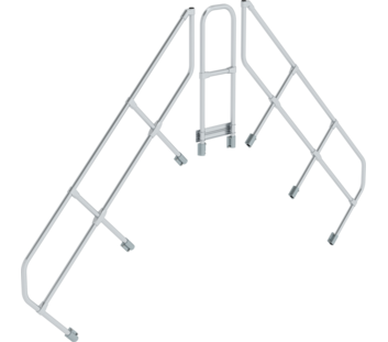 Überstiege 45° 2. Handlauf für 7 St., Neigung 45° | © MUNK GmbH