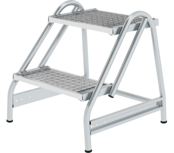 Marchepied avec marches d'un seul côté, 2 marches | © MUNK GmbH