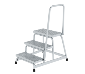 Work platform rigid R13 w. handrail 3 st, 3 st | © MUNK GmbH