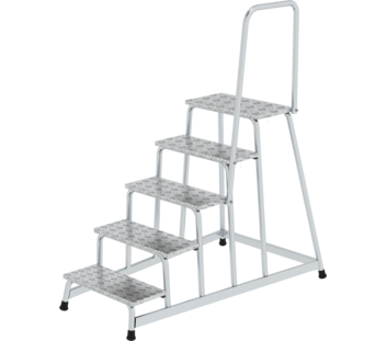 Arbeitspodest starr mit Handlauf, 5 Stufen | © MUNK GmbH
