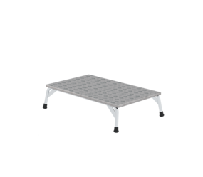 Work platform aluminium chequered plate, 1 step | © MUNK GmbH
