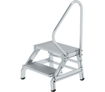 Montagetritt mit Handlauf, 2 Stufen | © MUNK GmbH