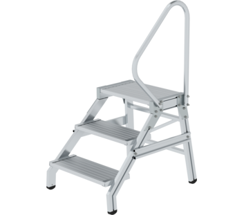 Montagetritt mit Handlauf, 3 Stufen | © MUNK GmbH