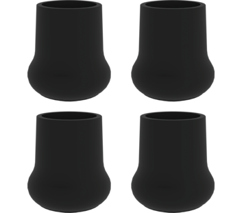 Außenschuh f. Alu-A.-pod. starr ø 30 schwarz | © MUNK GmbH