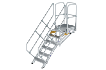 Plattformtreppe / Treppe mit Plattform konfigurieren | © MUNK GmbH