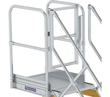 Plattformtreppe Absturzsicherung Anwendung | © MUNK GmbH