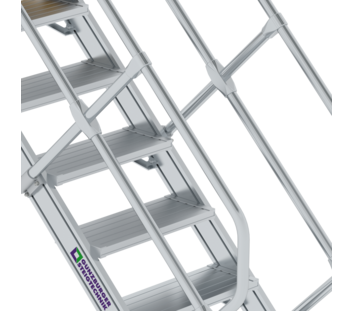 Plattformtreppe Handlauf Anwendung | © MUNK GmbH